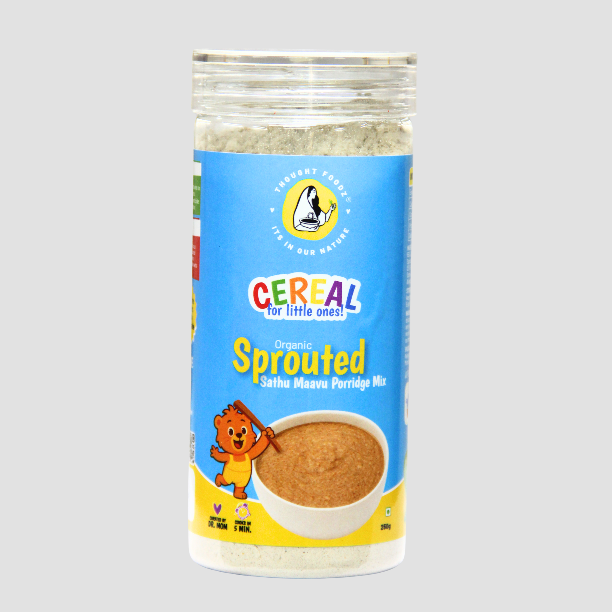 100% Organic Sprouted Sathu Maavu Multigrain Porridge Mix – Nutritious Health Blend- 250g