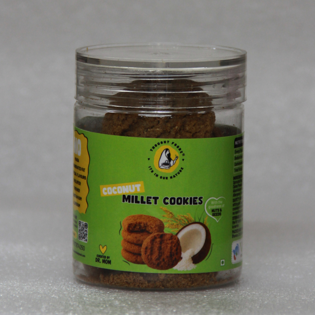 Coconut Millet Cookies – Wholesome & Gluten-Free Snack - 80g