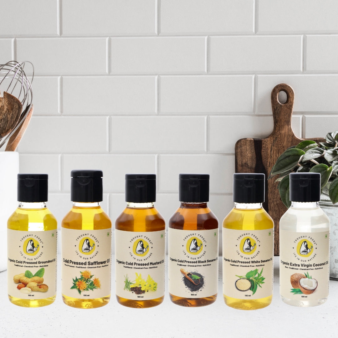 Kitchen Oil Sample Pack – 6 Premium Oils (100ml Each)