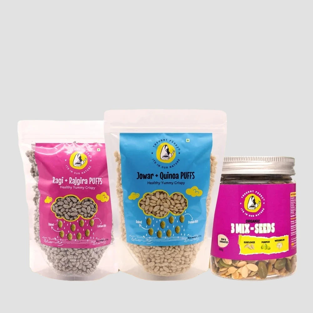 Healthy Snacking | Puffs & Seed Value Saver Combo | Guilt-free snack