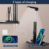 LED Desk Lamp with 15W Wireless Charger – USB Port, 3 Lighting Modes – Study Lamp for Home Office, Dorm Room Essentials