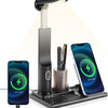 LED Desk Lamp with 15W Wireless Charger – USB Port, 3 Lighting Modes – Study Lamp for Home Office, Dorm Room Essentials