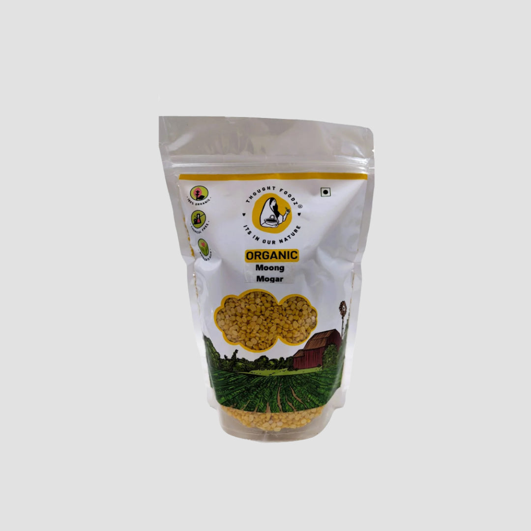 Yellow Moong Dal Split | Moong Mogar | Organic | Rich in Protein | Gluten Free | Unpolished