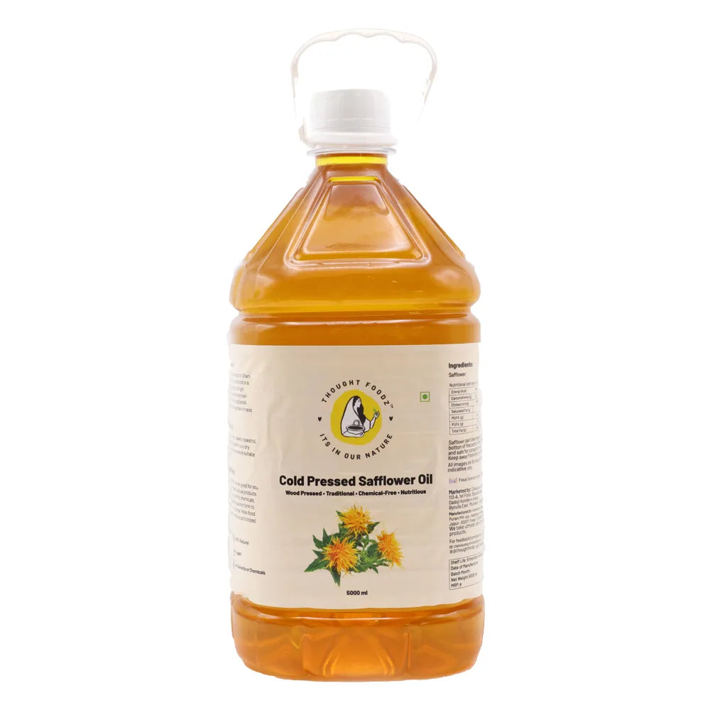 Safflower Oil | Cold Pressed | Organic | 100% Pure | Edible